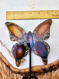 Agate in Resin Standing Butterfly - Sacramento Crystal Co.