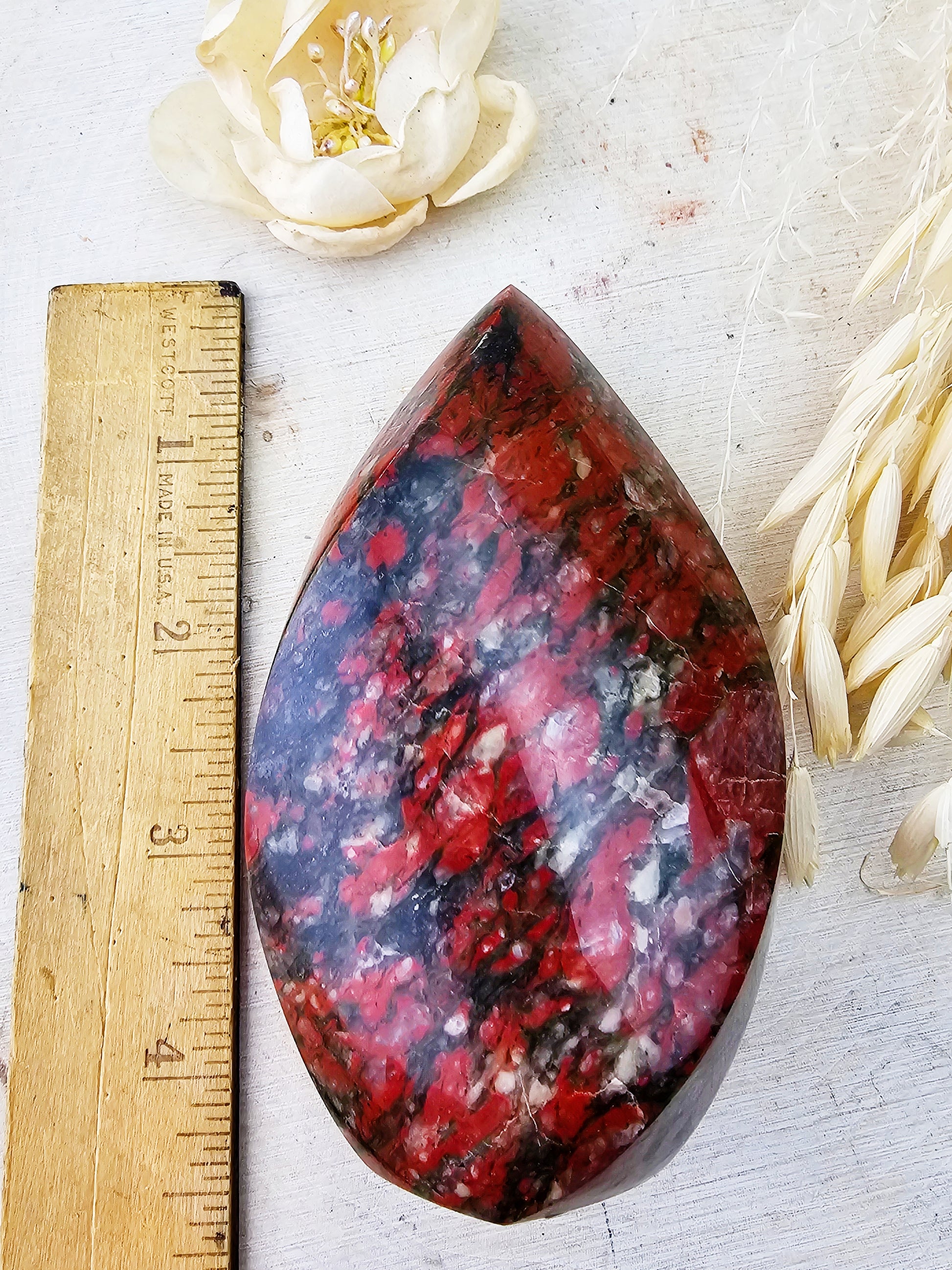 Red Jasper Flame Tower - Sacramento Crystal Co.