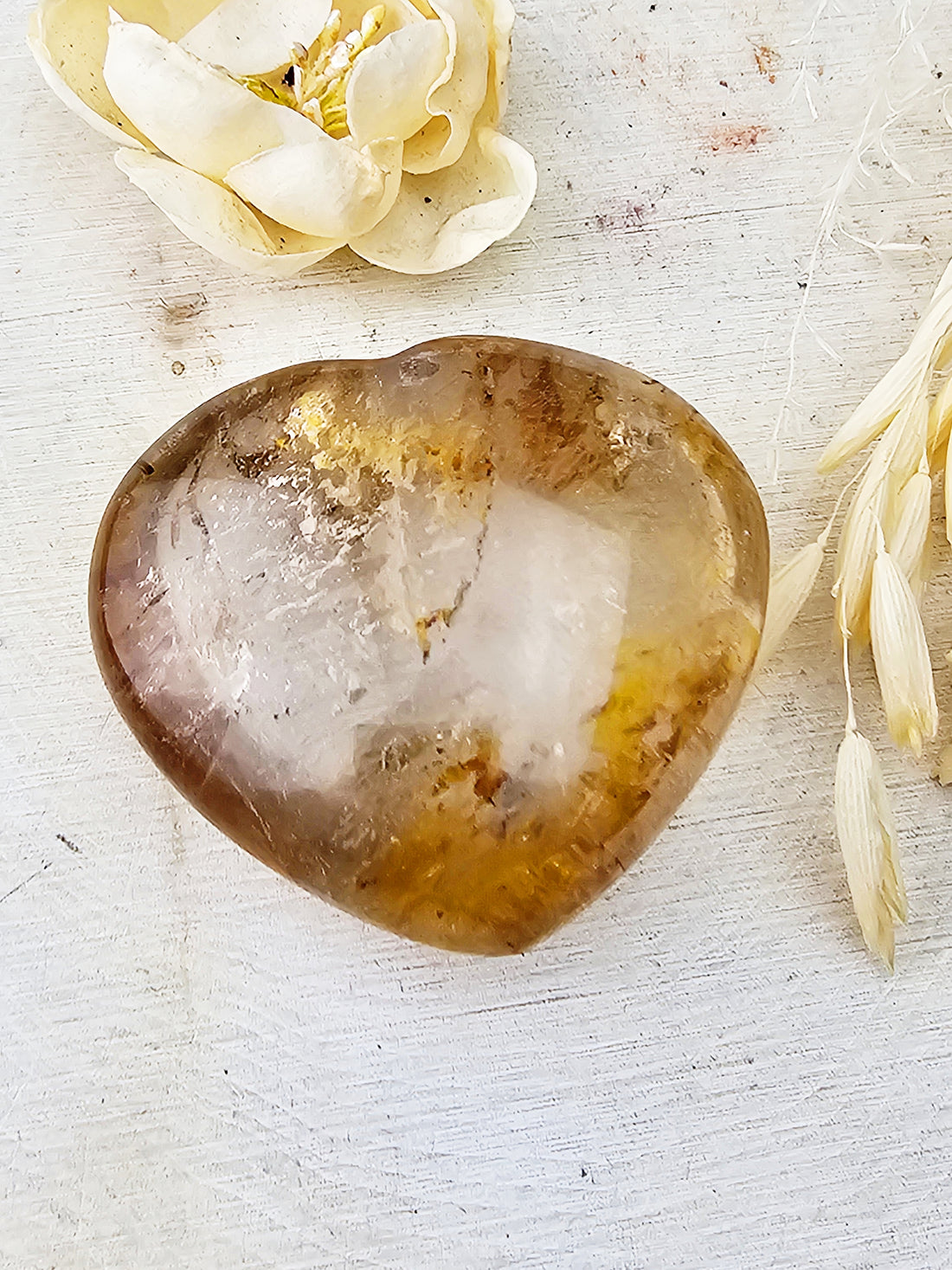 Smoky Quartz Heart - Sacramento Crystal Co.