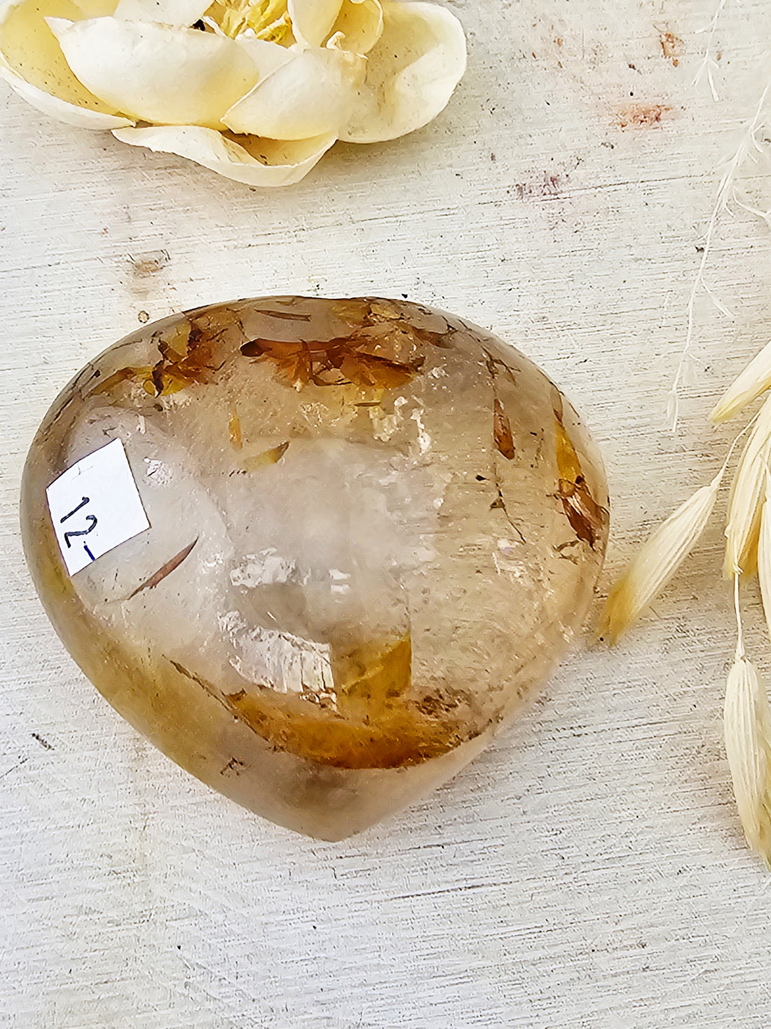 Smoky Quartz Heart - Sacramento Crystal Co.