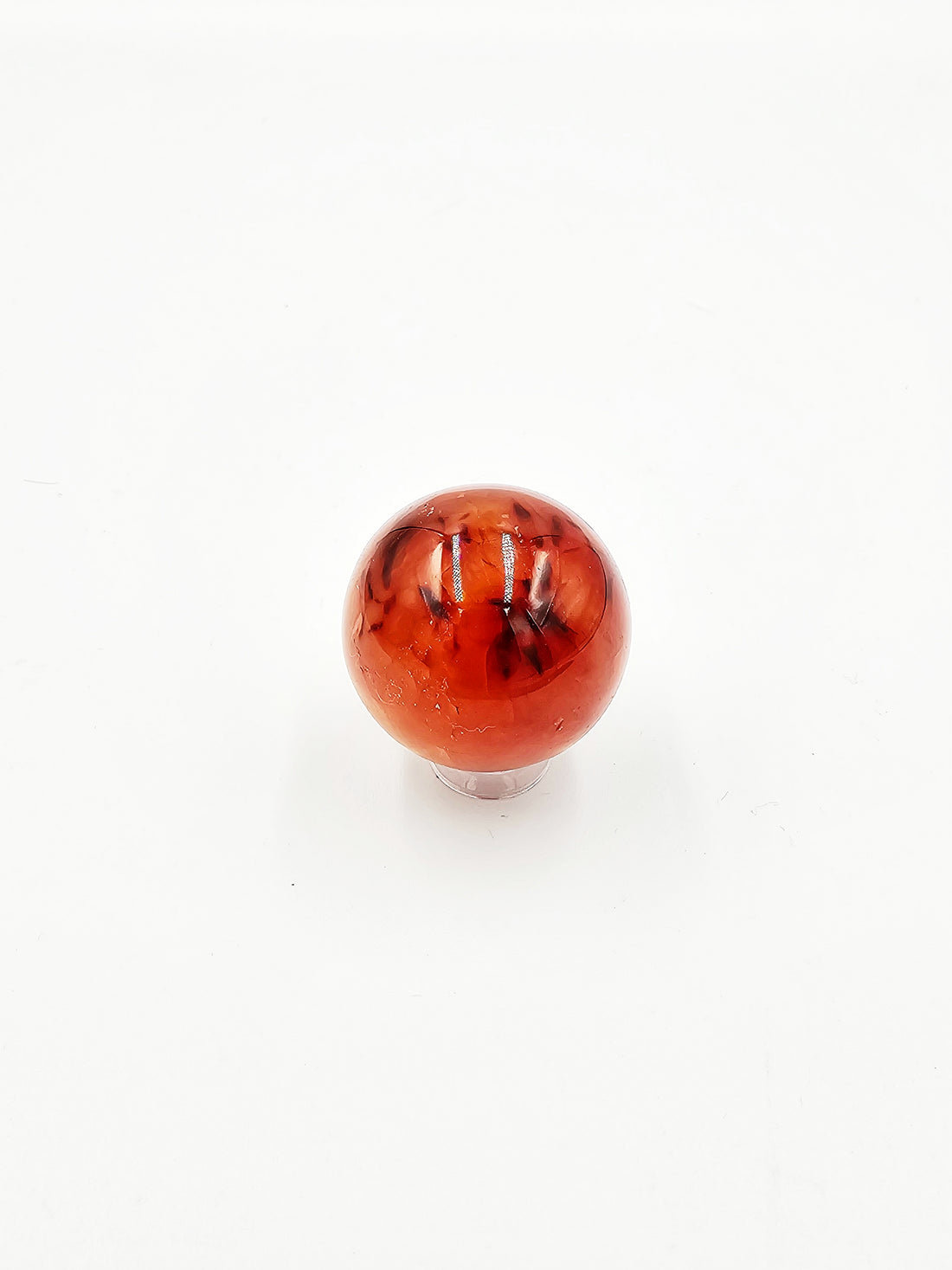 Carnelian Sphere A - Sacramento Crystal Co.