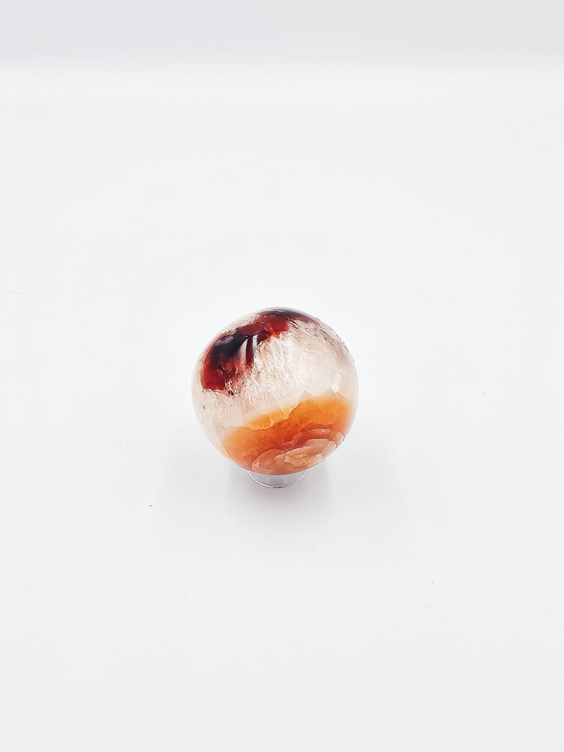 Carnelian Sphere B - Sacramento Crystal Co.