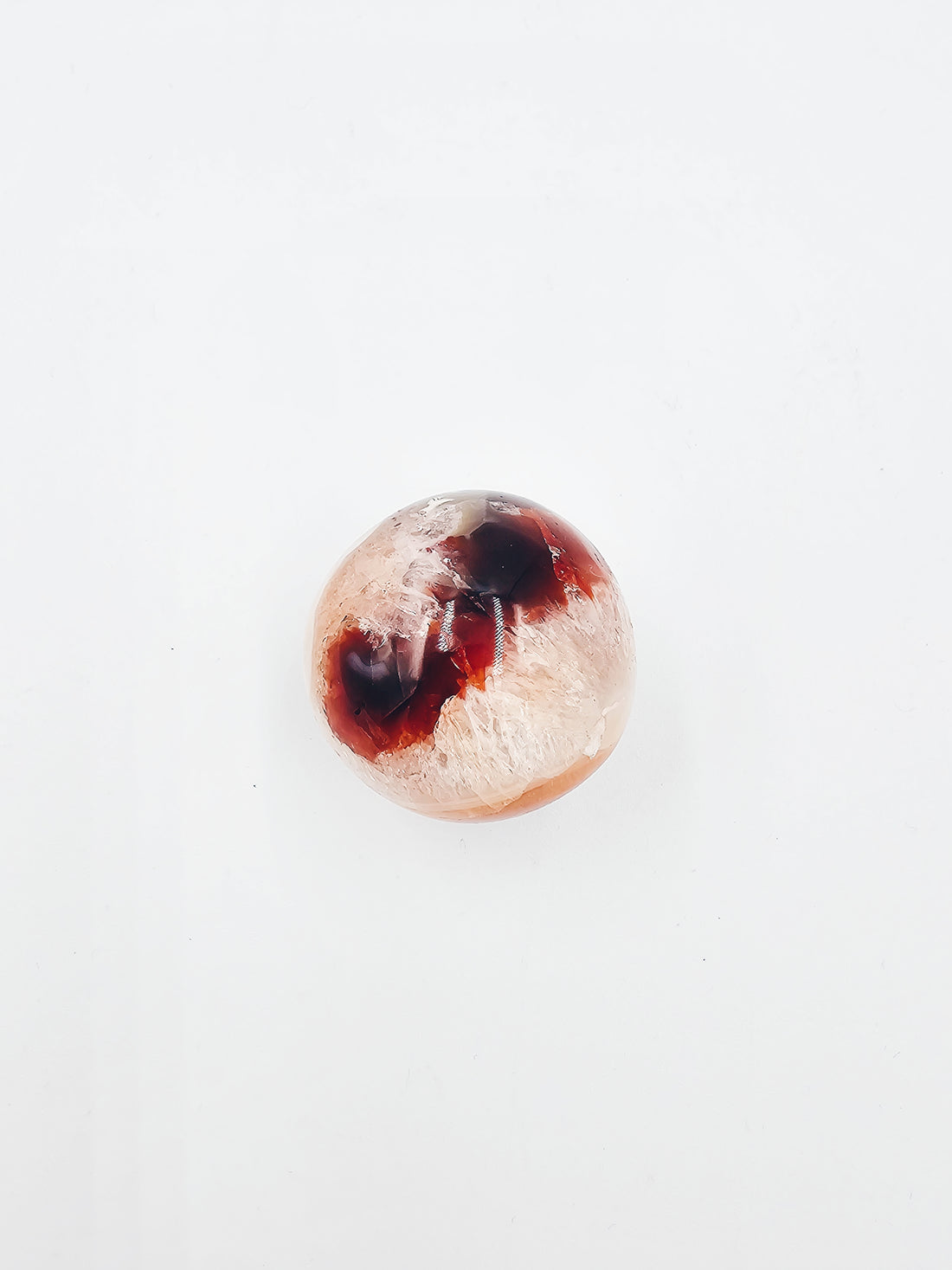 Carnelian Sphere B - Sacramento Crystal Co.