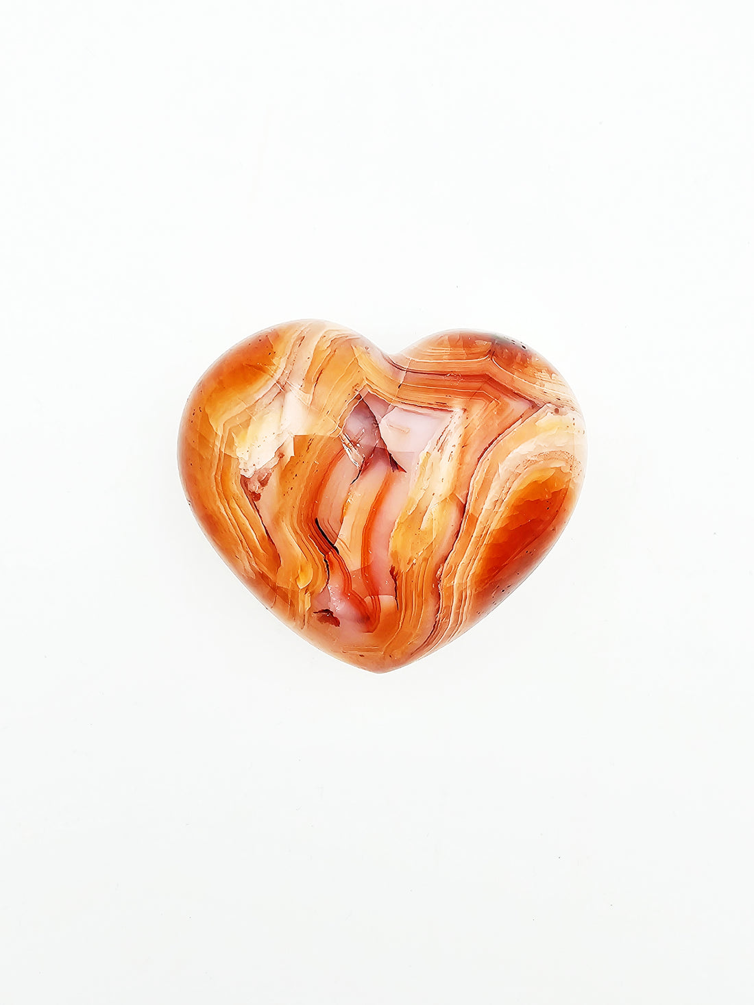 Carnelian Heart B - Sacramento Crystal Co.