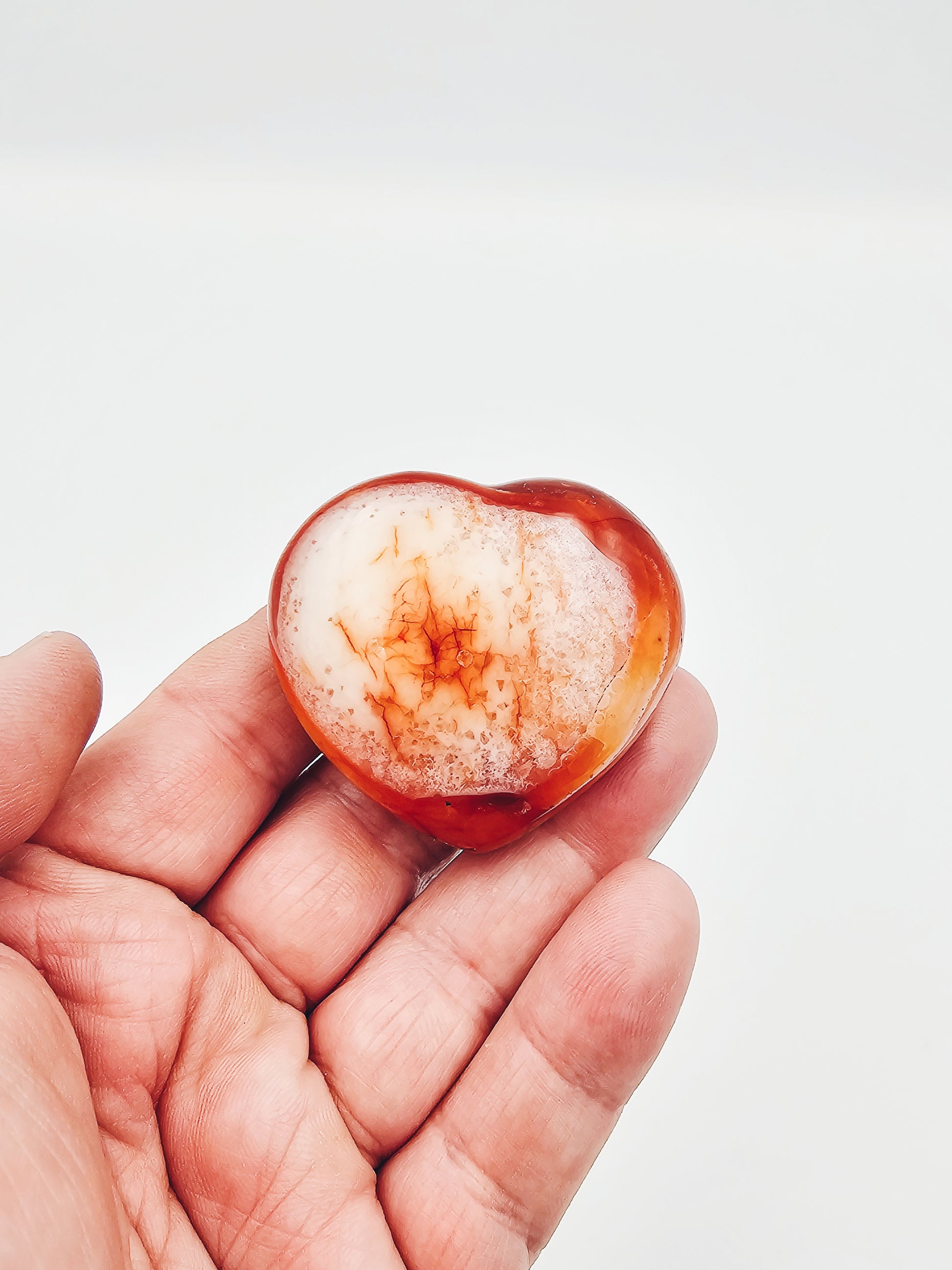 Carnelian Heart C - Sacramento Crystal Co.
