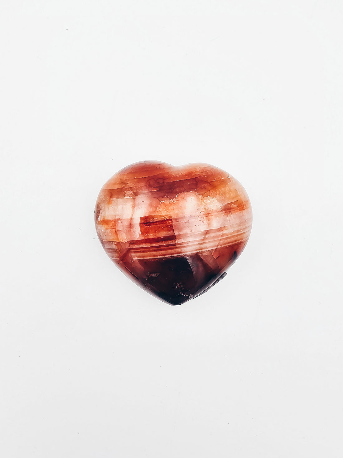 Carnelian Heart D - Sacramento Crystal Co.