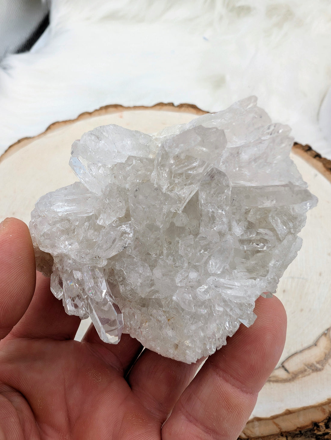 Crystal Quartz Raw Cluster
