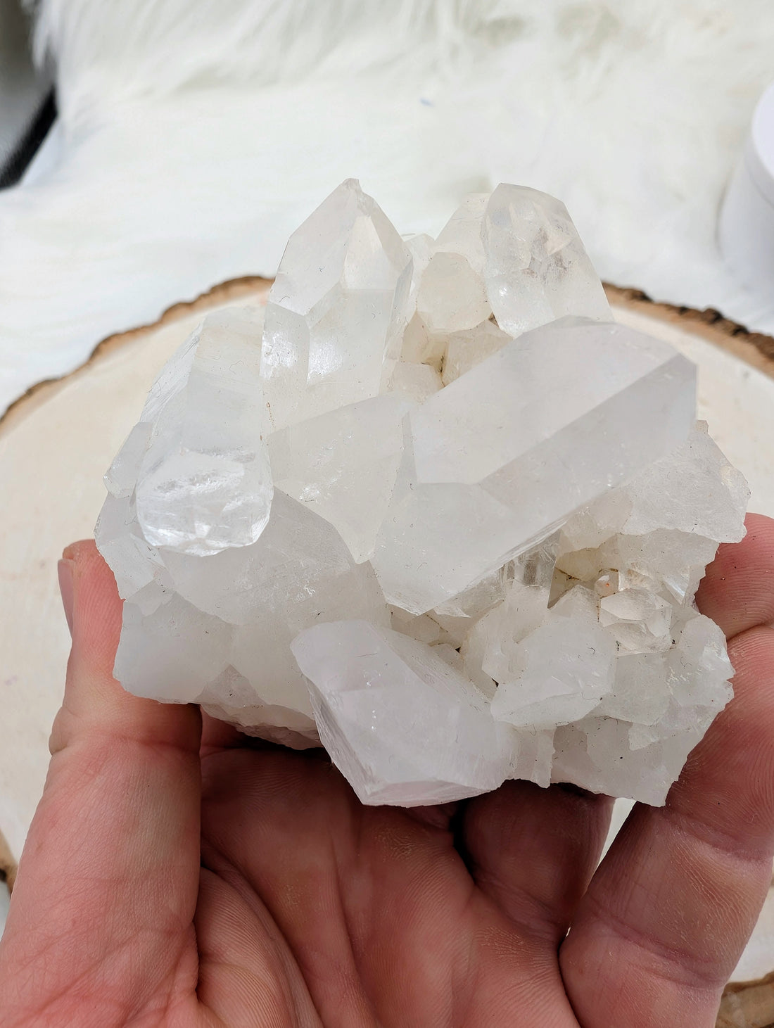 Crystal Quartz Raw Cluster