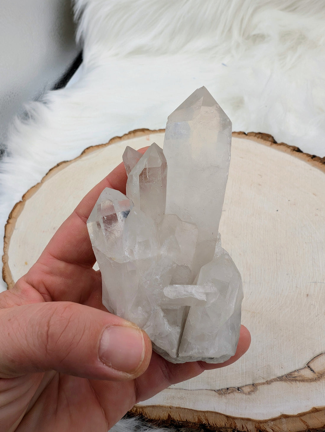 Crystal Quartz Raw Cluster