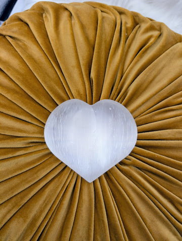 Selenite Heart XL