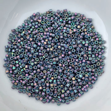 11/0 Delica - Purple Gray Rainbow Luster DB0134 - The Bead N Crystal & Enclave Gems
