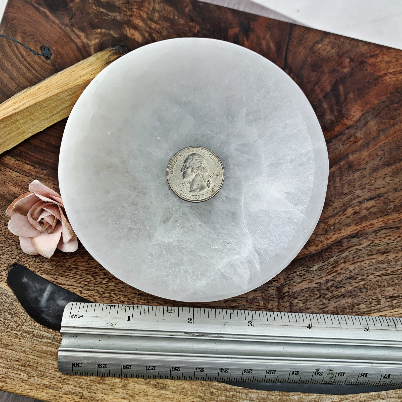 Selenite Bowl (671) - The Bead Shoppe