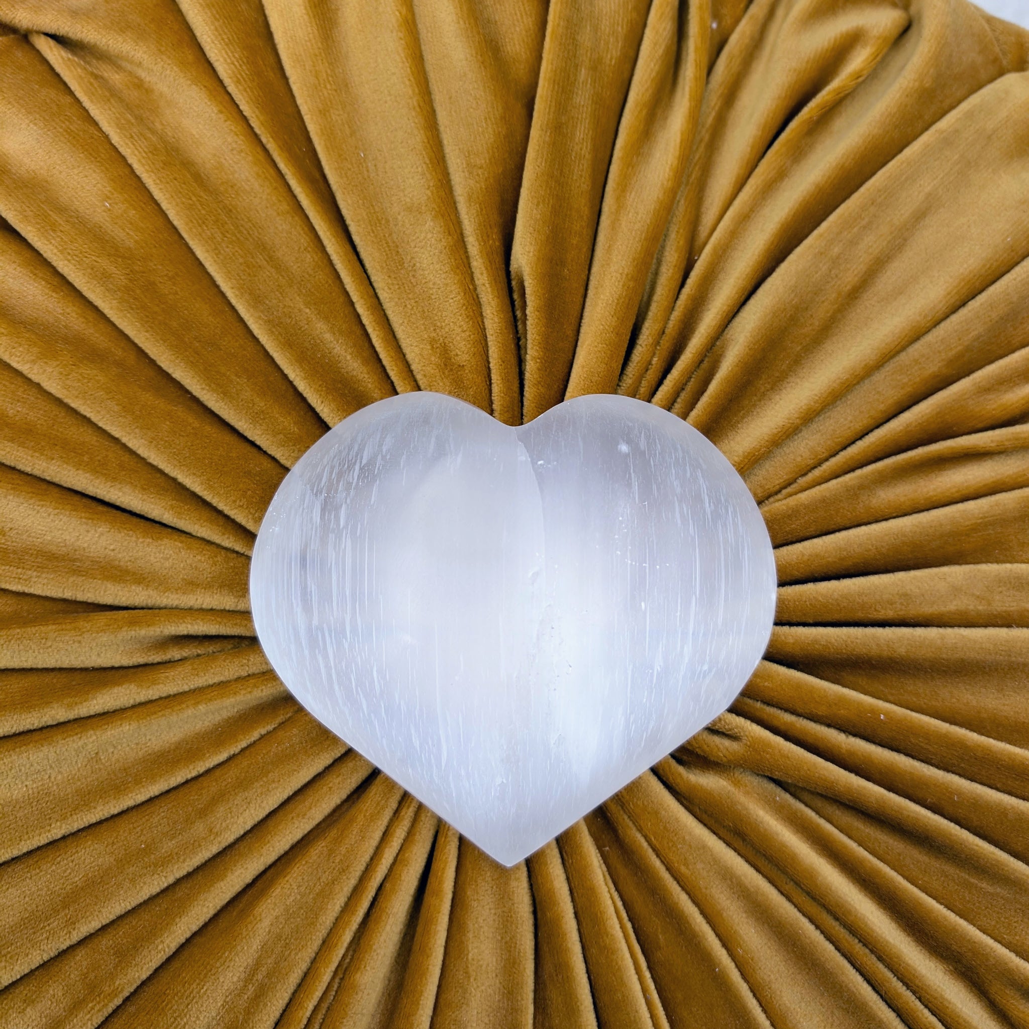 Selenite Heart XL