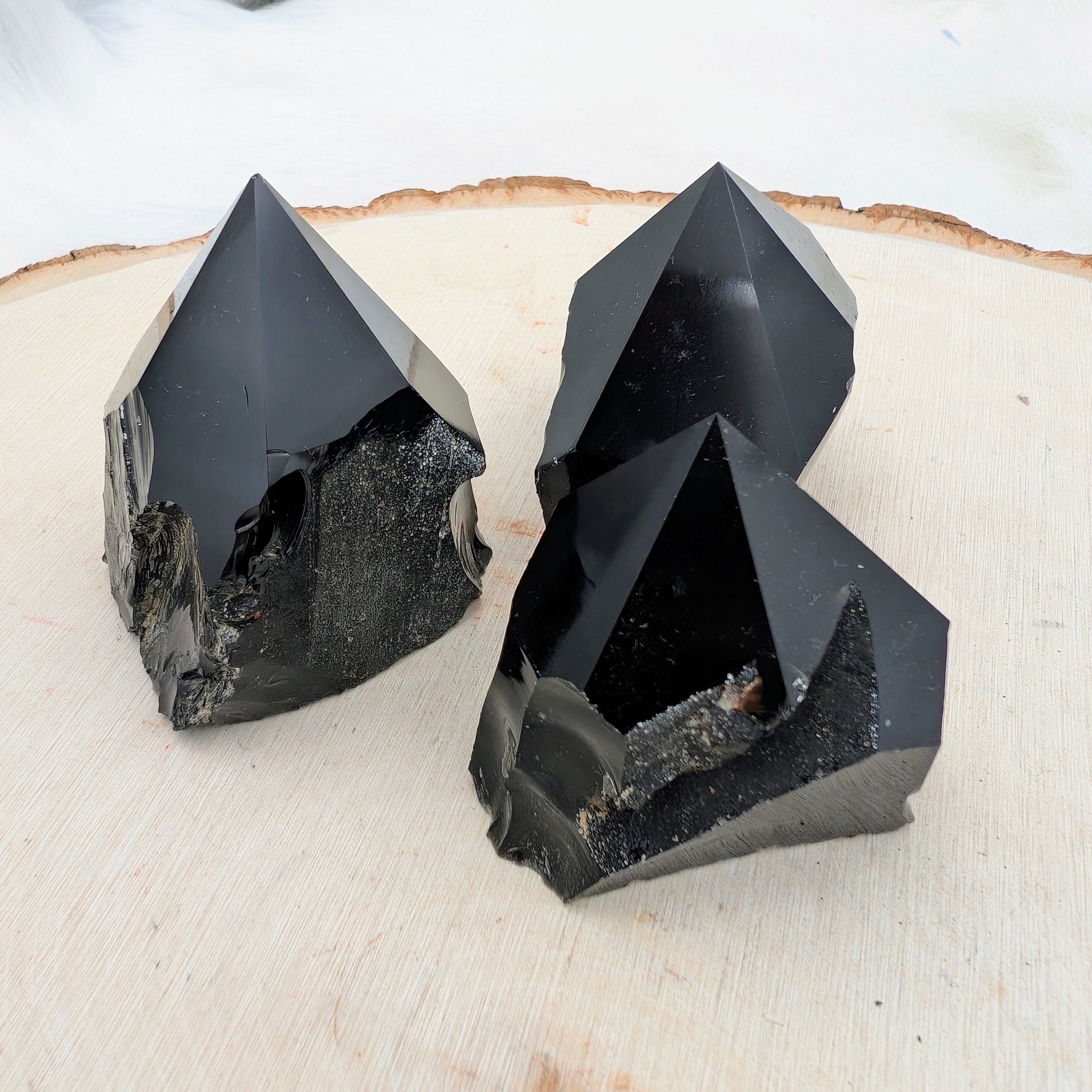 Black Obsidian Points