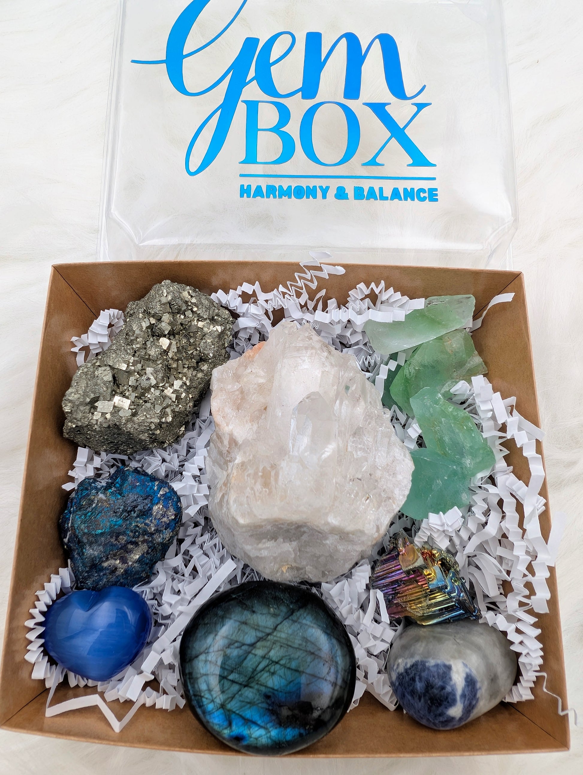 Christmas Gem Box - Harmony and Balance - Sacramento Crystal Co.
