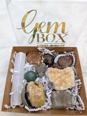 Christmas Gem Box - Abundance - Sacramento Crystal Co.