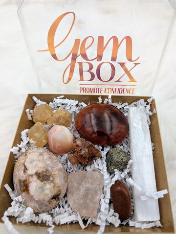 Christmas Gem Box - Confidence - Sacramento Crystal Co.
