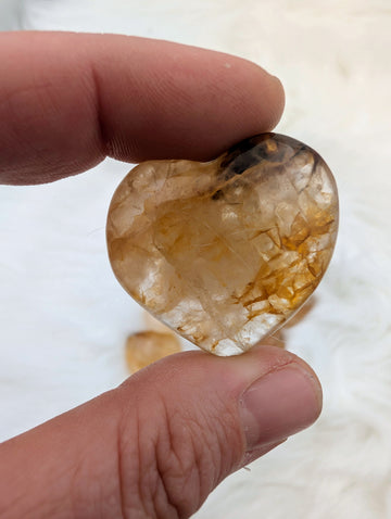 Golden Healer Sm Heart Tumble