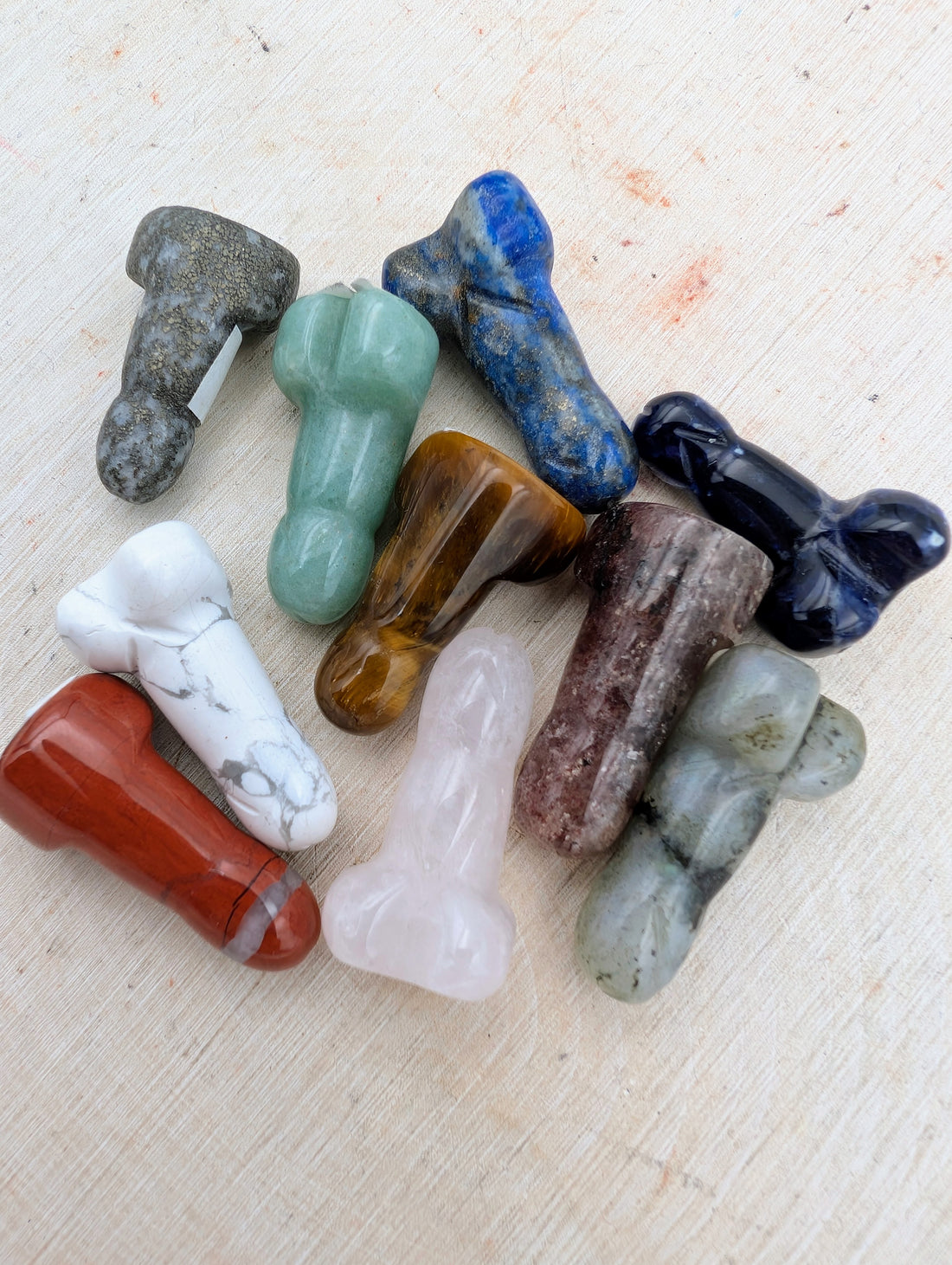 Naughty List Crystals - Mini Phallus - Sacramento Crystal Co.