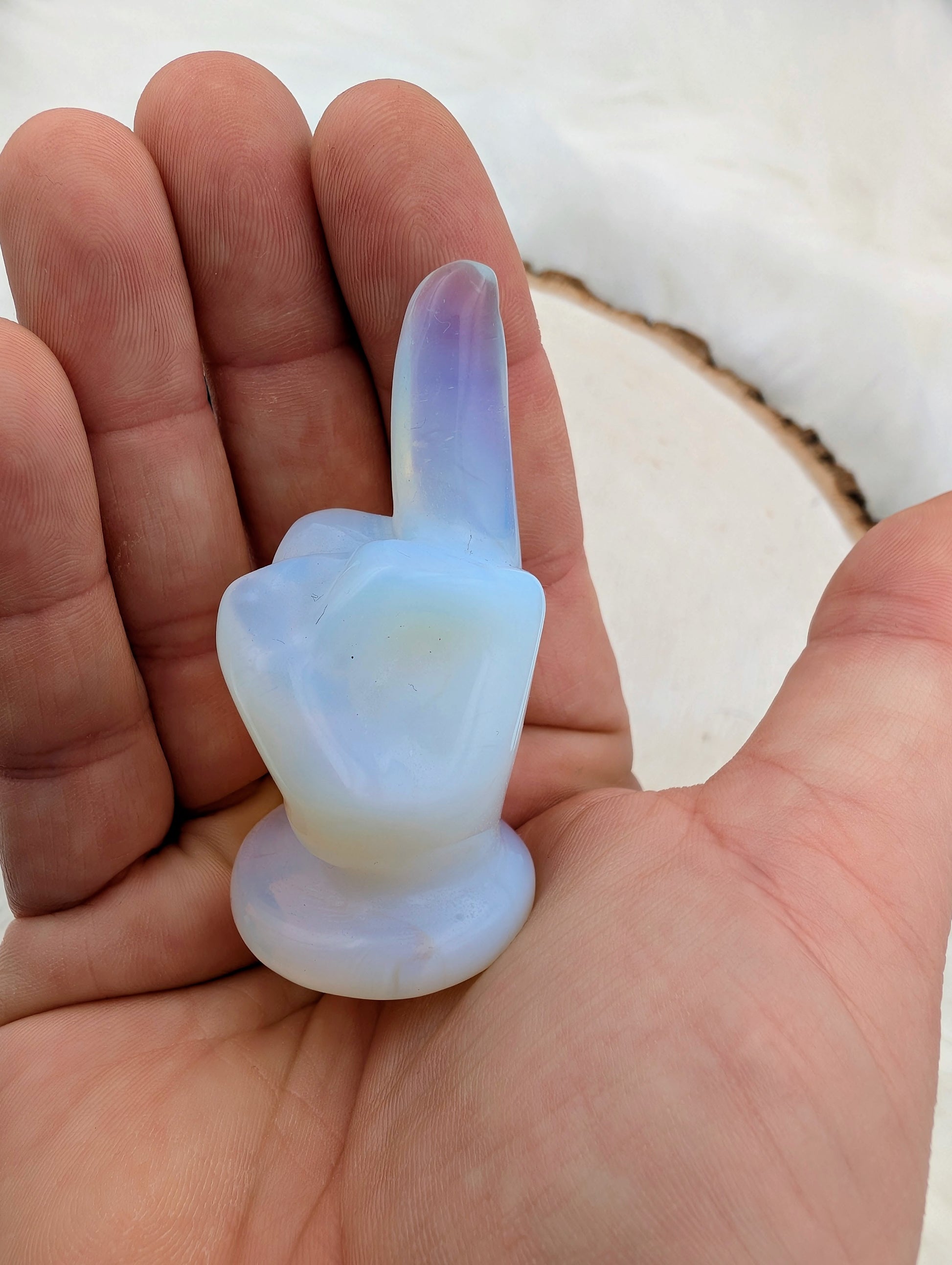 Naughty List Crystals - "The Bird" Lg - Sacramento Crystal Co.