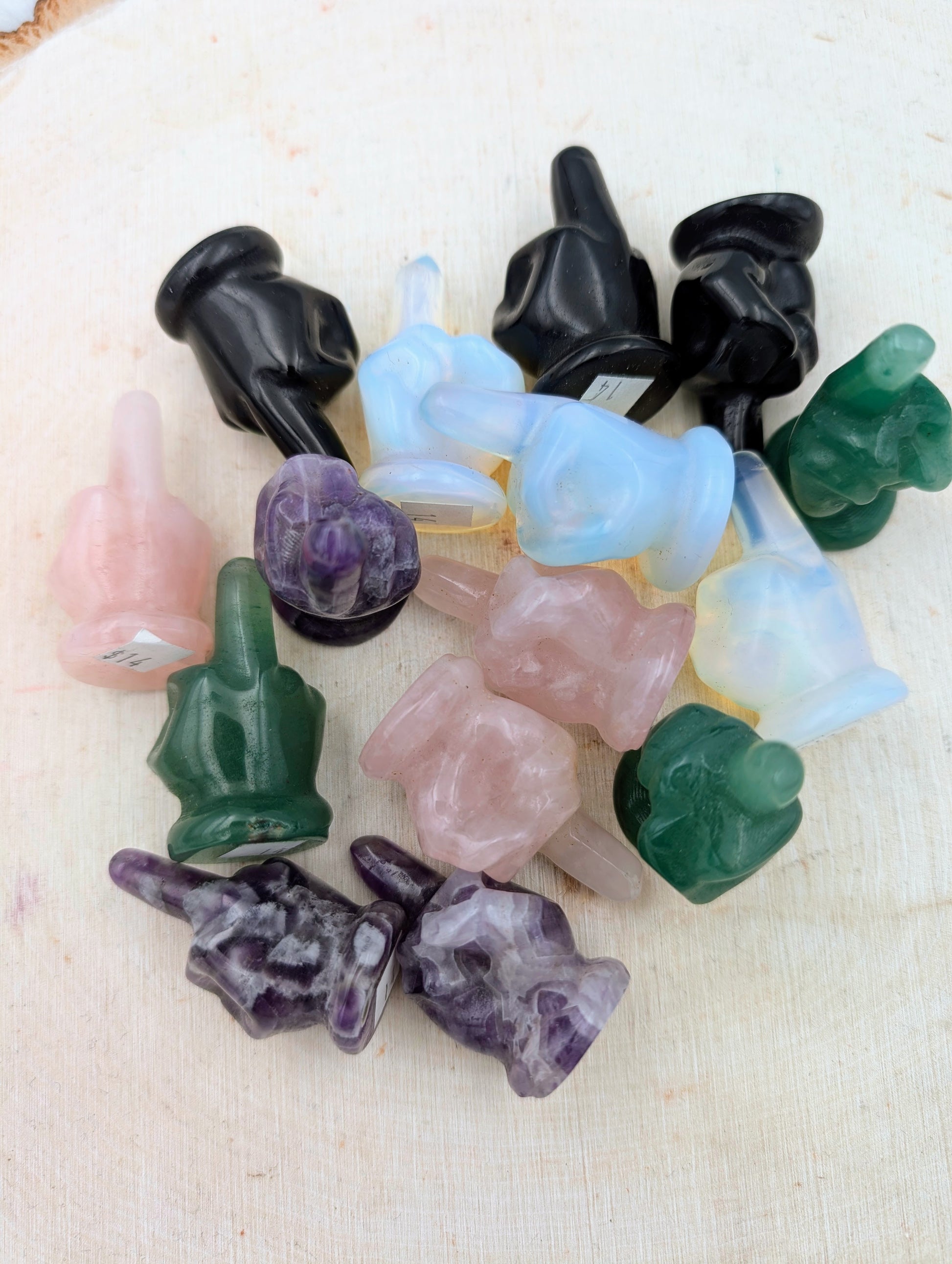 Naughty List Crystals - "The Bird" Mini - Sacramento Crystal Co.
