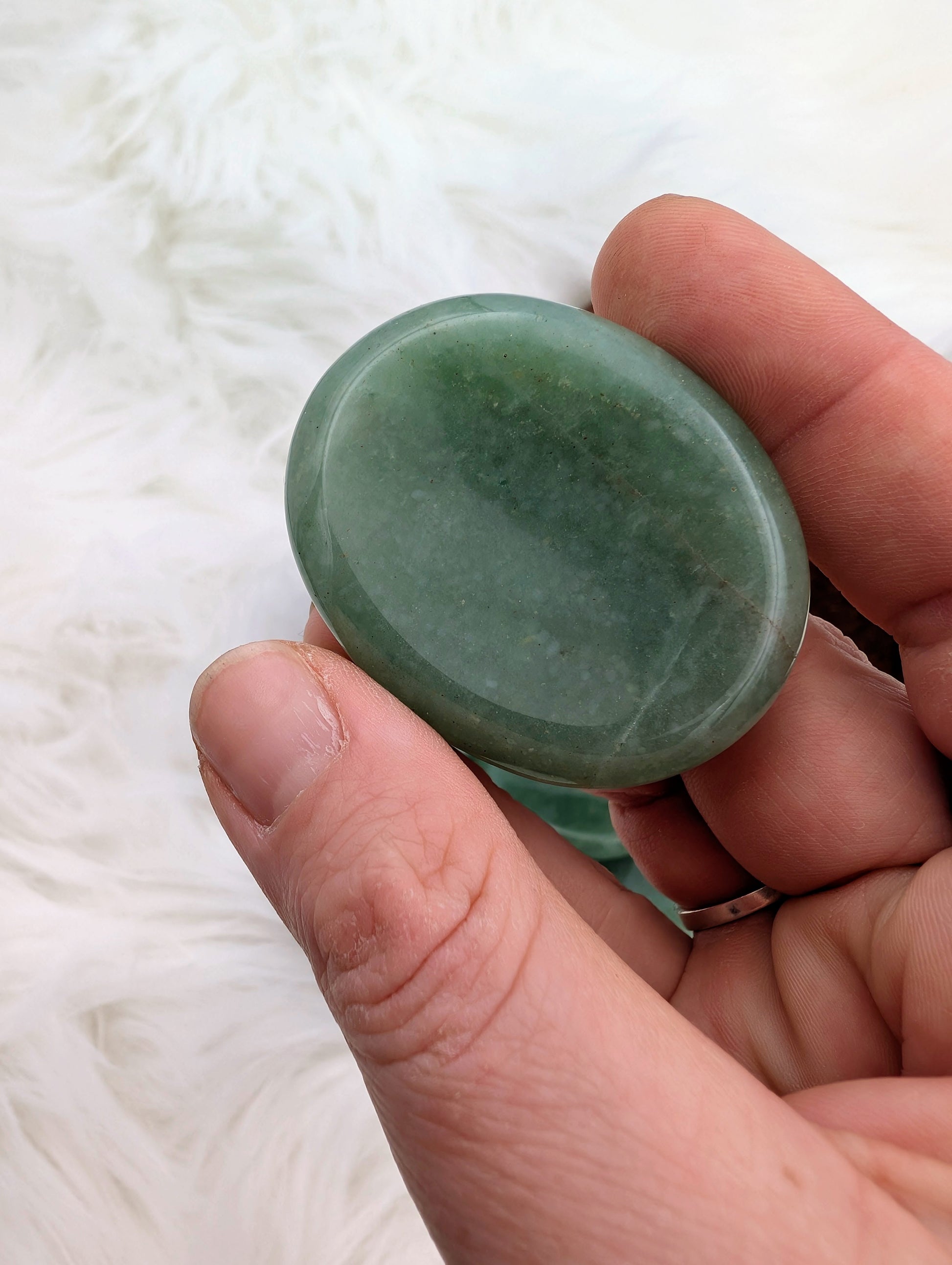 Aventurine *GEMMY* Worry Stone - Sacramento Crystal Co.