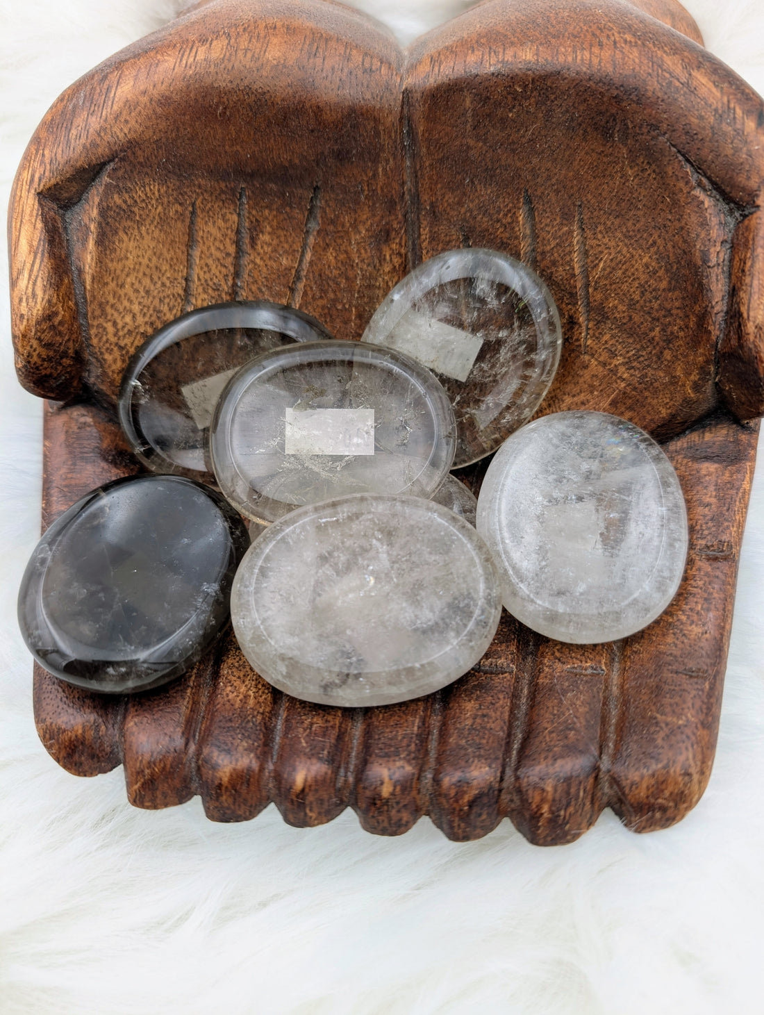 Smoky Quartz Worry Stones - Sacramento Crystal Co.