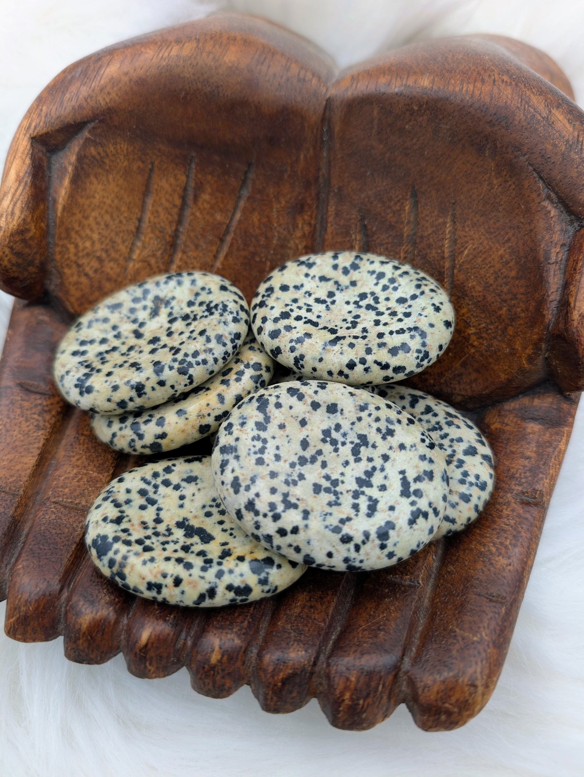 Dalmation Jasper Worry Stones - Sacramento Crystal Co.