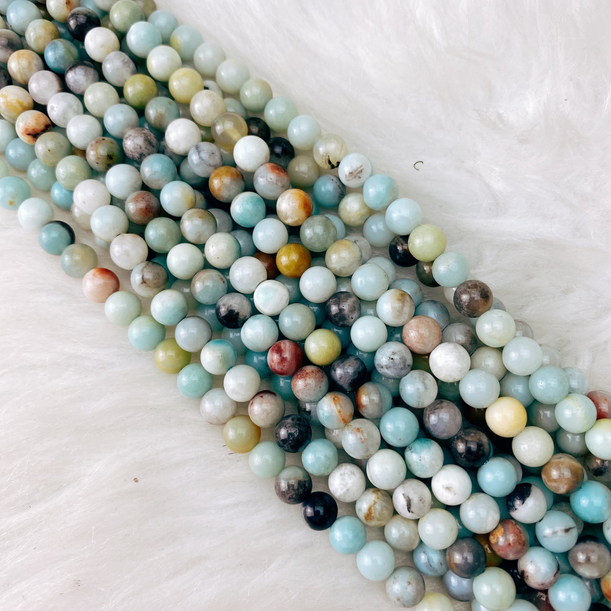 Amazonite 6 mm - The Bead N Crystal & Enclave Gems