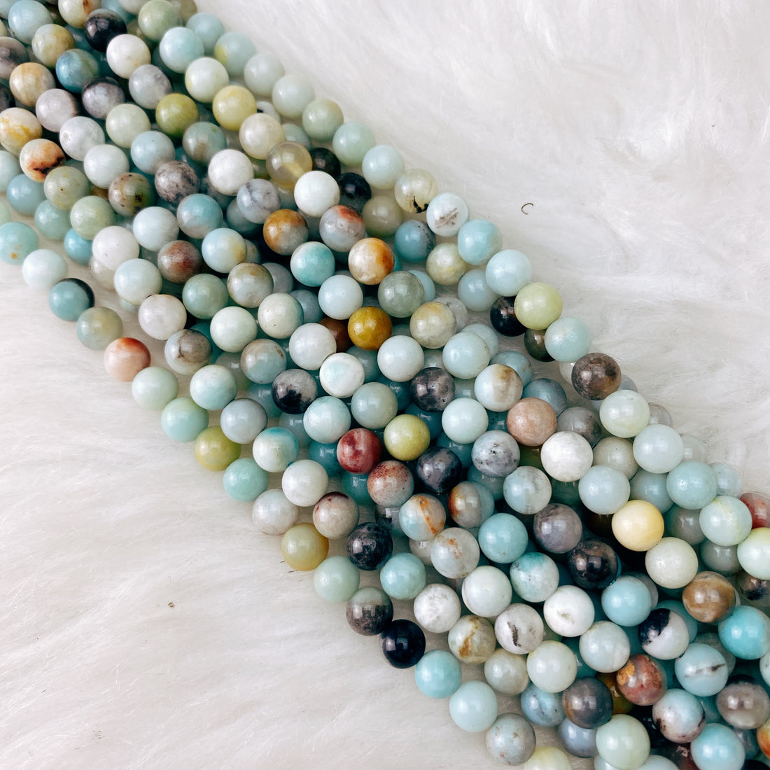 Amazonite 6 mm - The Bead N Crystal & Enclave Gems