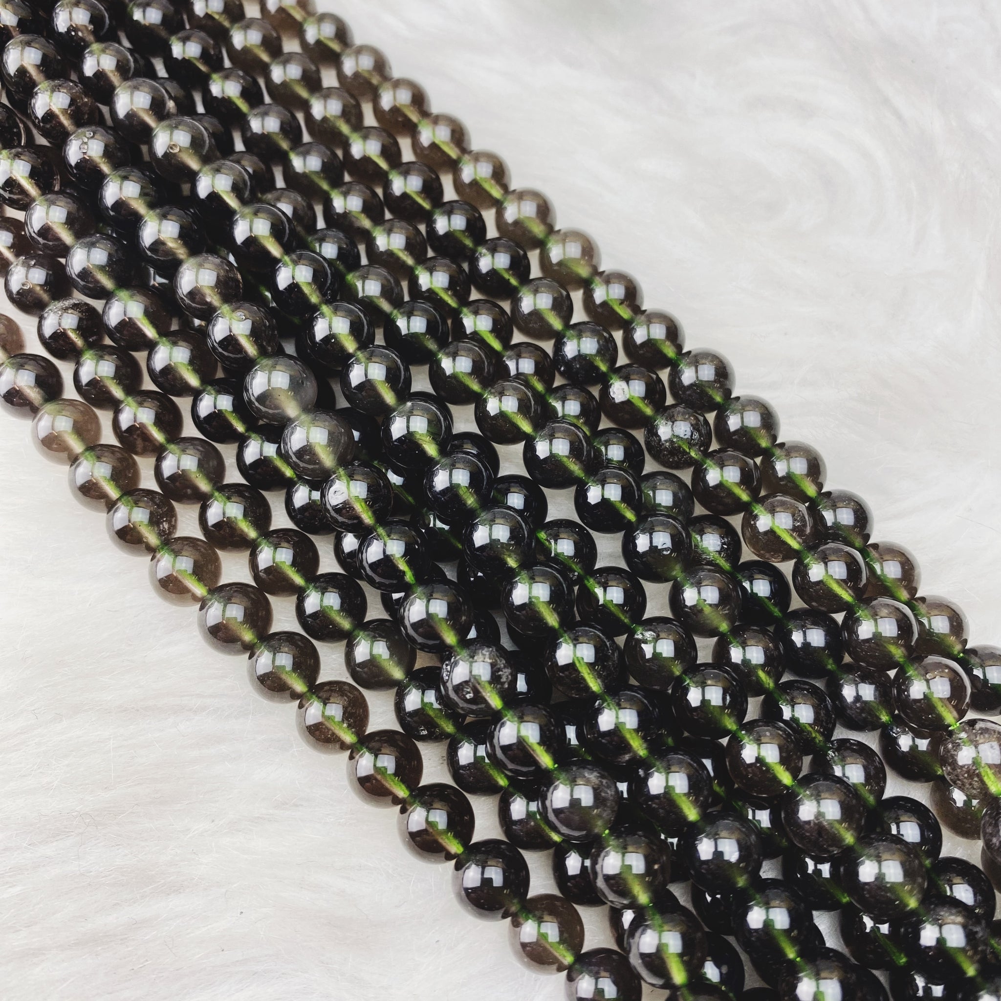 Tektite 7.5 mm - The Bead N Crystal & Enclave Gems