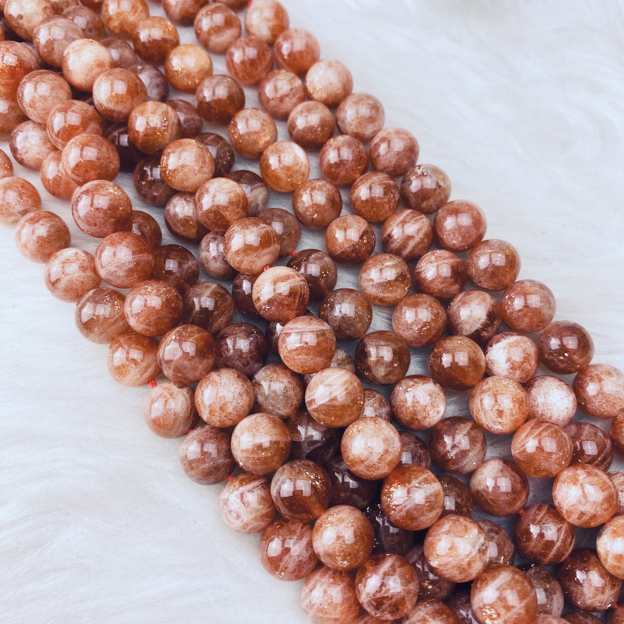 Sunstone 10 mm - The Bead N Crystal & Enclave Gems