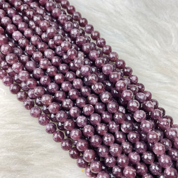 Lepidolite 6 mm - The Bead N Crystal & Enclave Gems