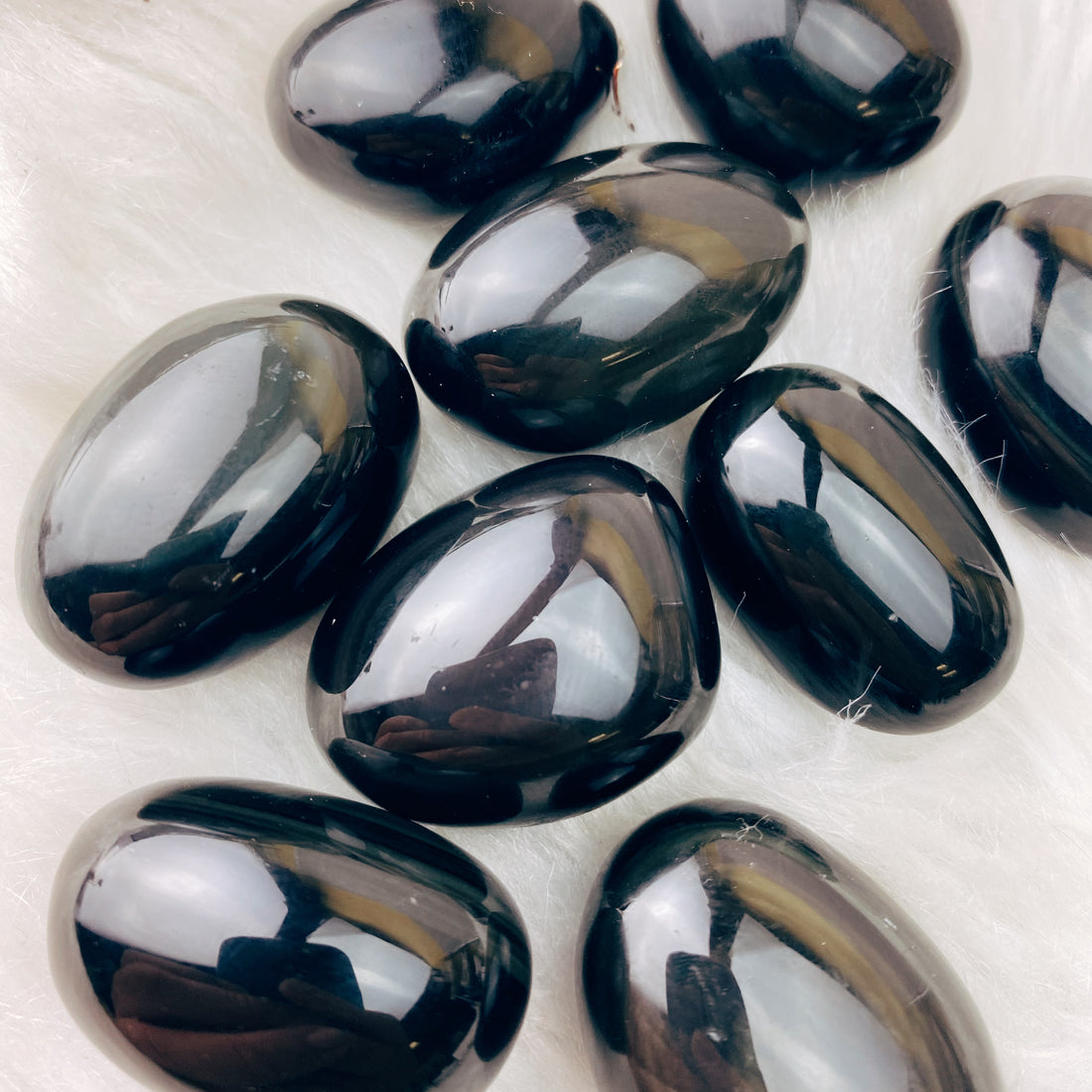 Rainbow Obsidian Tumbled Stones - The Bead N Crystal & Enclave Gems