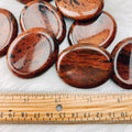 Mahogany Obsidian Worry Stone Palm Stone - The Bead N Crystal & Enclave Gems