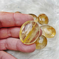 Golden Healer Sm Palm Stones - The Bead N Crystal & Enclave Gems