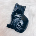 Onyx Carved Cat Sm - The Bead N Crystal & Enclave Gems