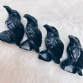 Onyx Carved Raven Sm - The Bead N Crystal & Enclave Gems