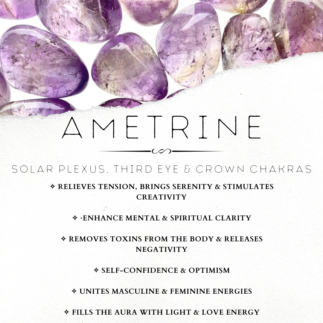 Ametrine 6 mm - The Bead N Crystal & Enclave Gems