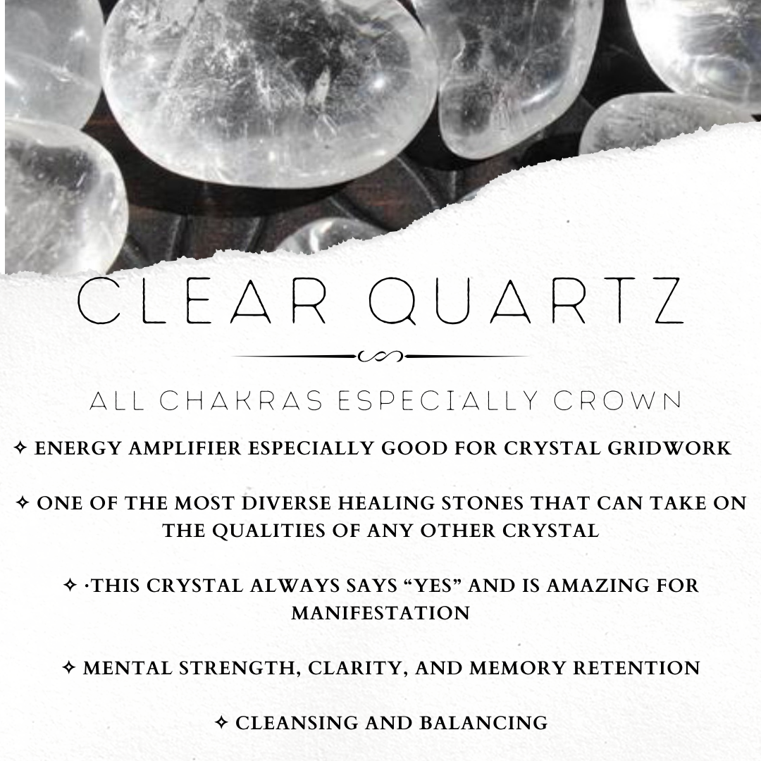 Crystal Quartz 6 mm - The Bead Shoppe