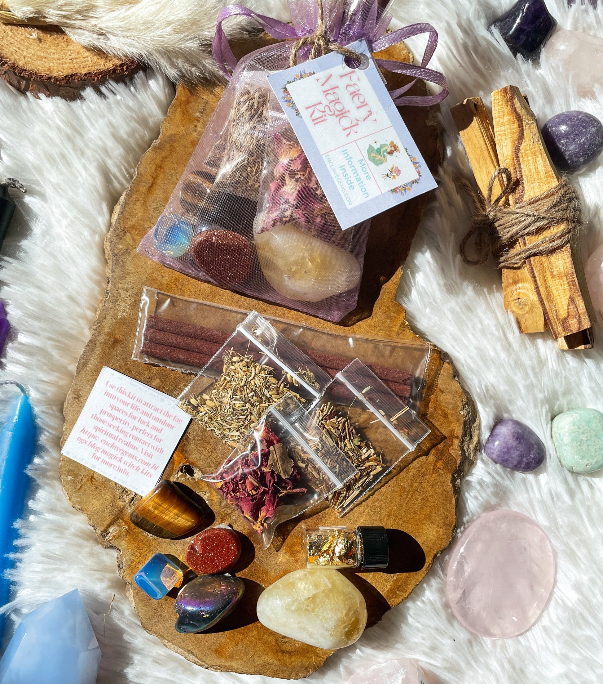 Magick Kit - Faery Magick - The Bead N Crystal & Enclave Gems