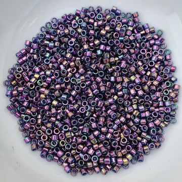 11/0 Delica - Plum Gold Luster DB0128 - The Bead N Crystal & Enclave Gems