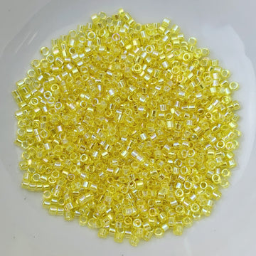 11/0 Delica - Yellow AB DB0171 - The Bead N Crystal & Enclave Gems