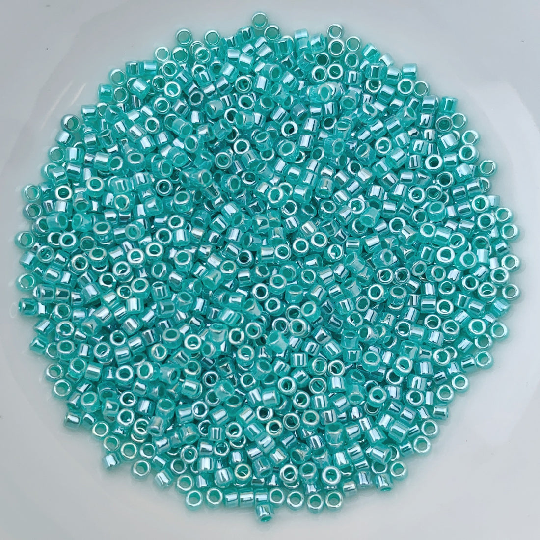 11/0 Delica - Aqua Green Ceylon DB0238 - The Bead N Crystal & Enclave Gems