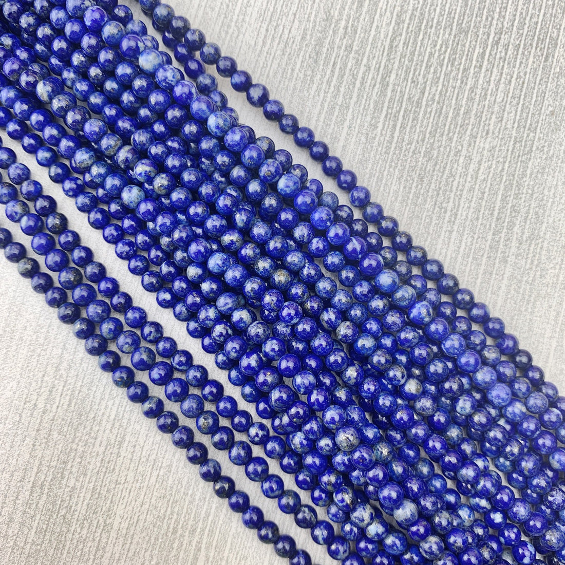 Lapis Lazuli 4 mm - The Bead N Crystal & Enclave Gems