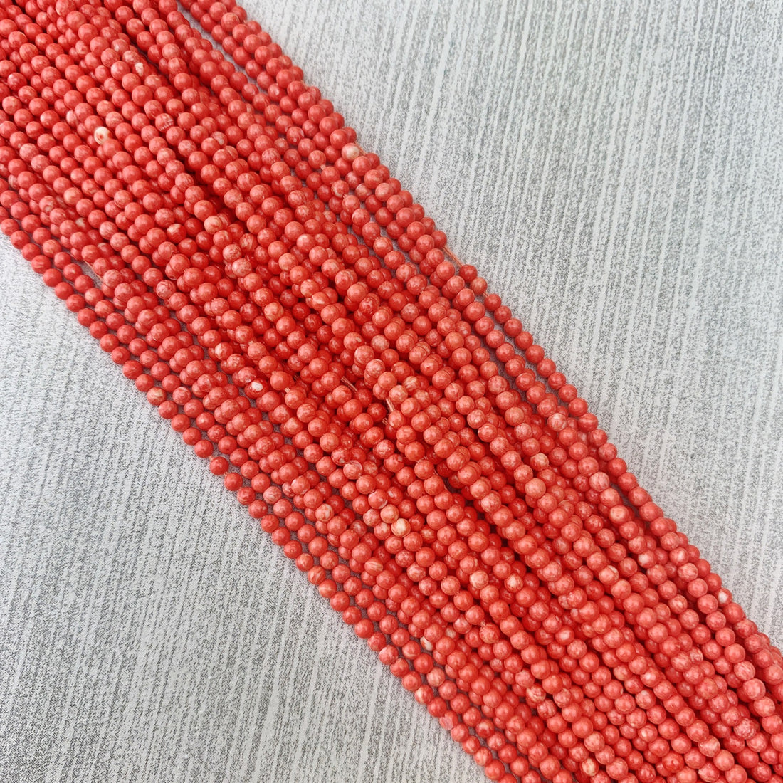 Coral 2 mm - The Bead N Crystal & Enclave Gems