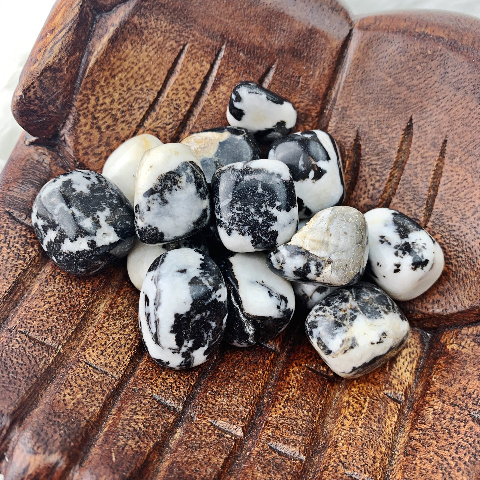 Zebra Jasper Tumbled Stones (Set of 3) (795) - The Bead N Crystal & Enclave Gems