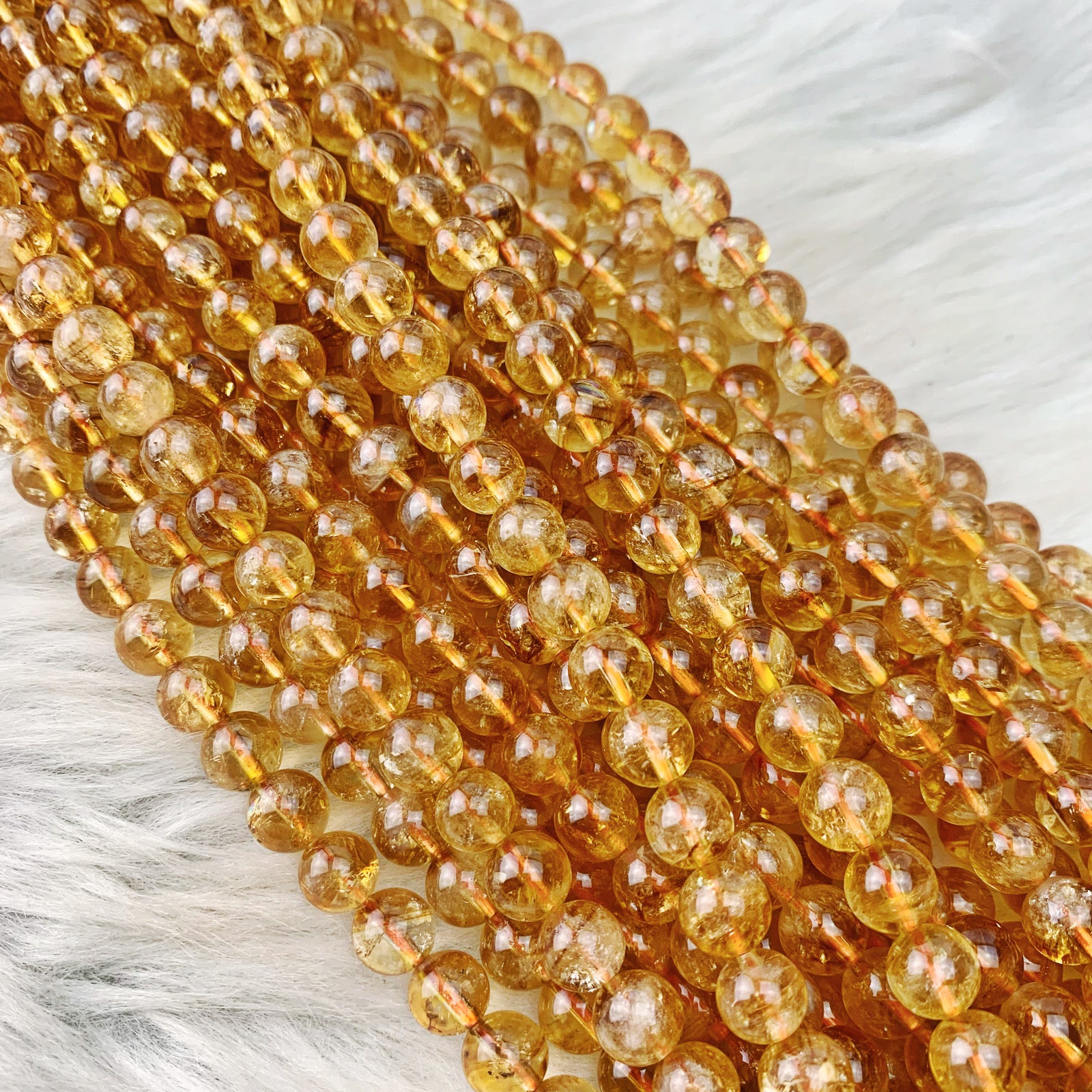Citrine 7 mm - The Bead N Crystal & Enclave Gems