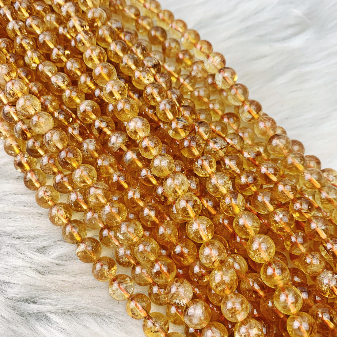 Citrine 7 mm - The Bead N Crystal & Enclave Gems