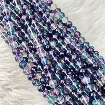 Fluorite 8 mm - The Bead N Crystal & Enclave Gems